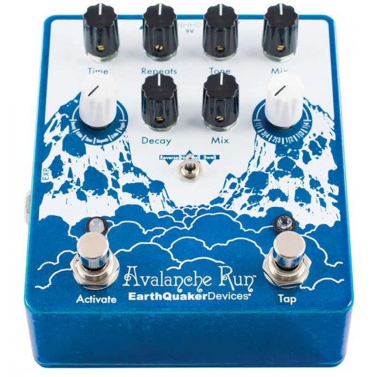 EarthQuaker Devices - Avalanche Run - Stereo Reverb & Delay with Tap Tempo