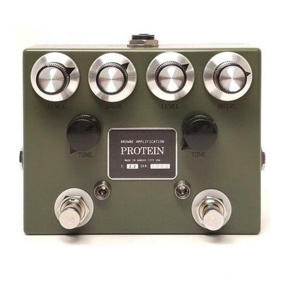 BROWNE AMPLIFICATION - THE PROTEIN - DUAL OVERDRIVE PEDAL