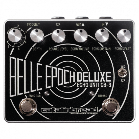 Catalinbread - Belle Epoch Deluxe Black and Silver - Tape Echo