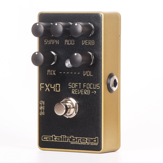 Catalinbread - Soft Focus Gold - Shoegaze Reverb Pedal with Chorus, Modulation, and Octave-up