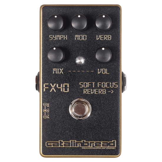 Catalinbread - Soft Focus Gold - Shoegaze Reverb Pedal with Chorus, Modulation, and Octave-up