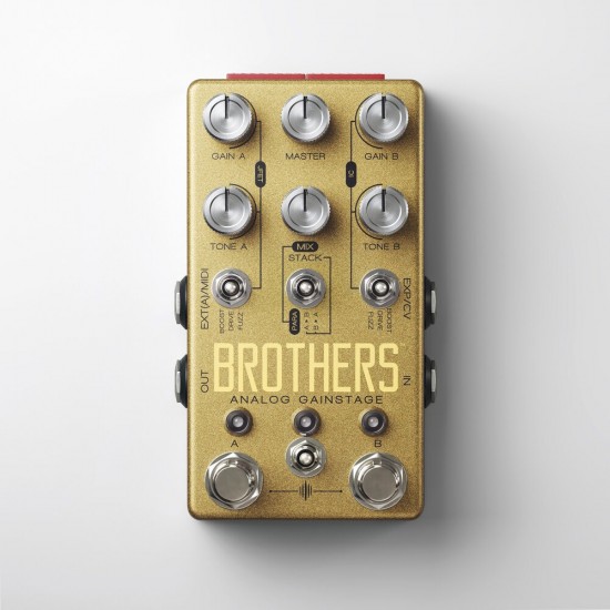 Chase Bliss Audio - Brothers™ - Boost/Drive/Fuzz Chase Bliss Audio - Brothers™ - Boost/Drive/Fuzz