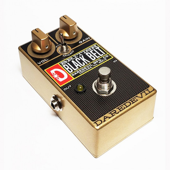 Daredevil Pedals British Black Belt Gold - Mini Amp Style Pedal