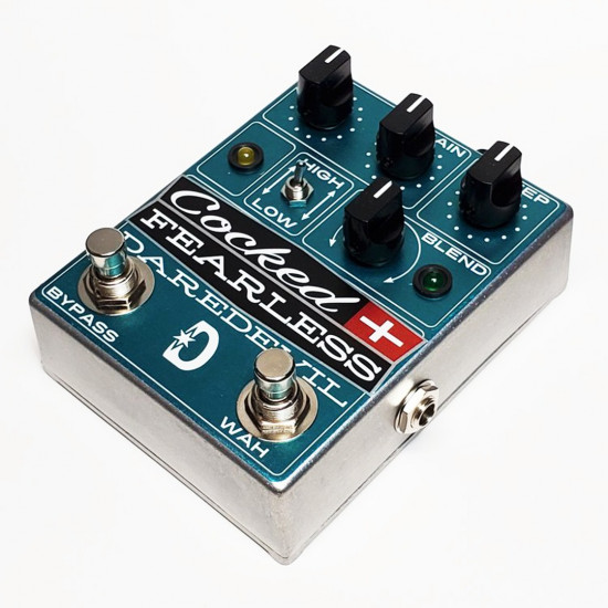 Daredevil Pedals Cocked & Fearless - Fixed Wah & Distortion Pedal