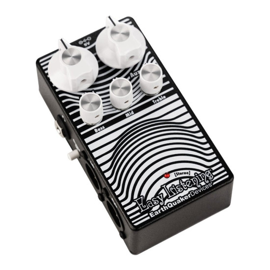 EarthQuaker Devices - Easy Listening Stereo - Analog Amp Simulator Pedal - Black