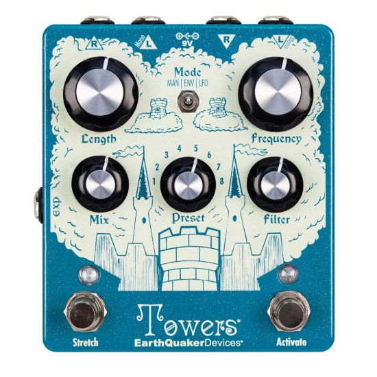 EarthQuaker Devices - Towers - Stereo Reverberant Filter