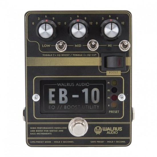 Walrus Audion - EB-10 - Preamp // EQ // Boost Walrus Audion - EB-10 - Preamp // EQ // Boost
