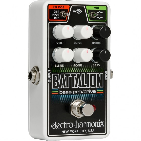 Electro-Harmonix - Nano Battalion - Bass Preamp & Overdrive