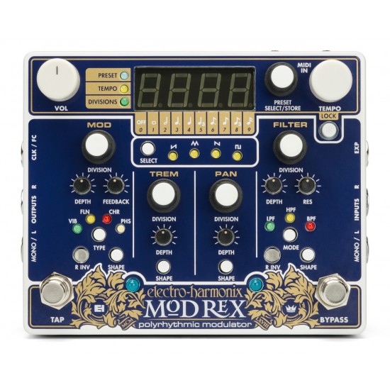 Electro-Harmonix - MOD REX - Polyrhythmic Modulator