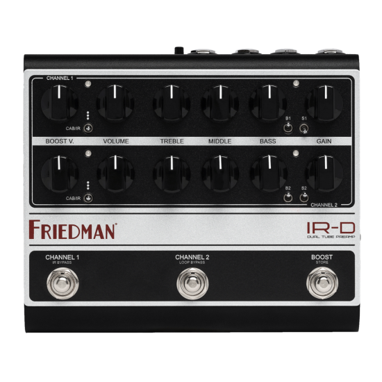 Friedman - IR-D - Dual Tube Preamp and DI