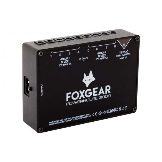 Foxgear - Powerhouse 3000 - Pedal Power Supply