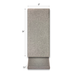 Acoustic Panels By GC Rockboard -  Light Gray 12 X 24 inches