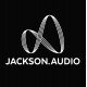 Jackson Audio Logo T-Shirt - Black Tee w/ White Logo