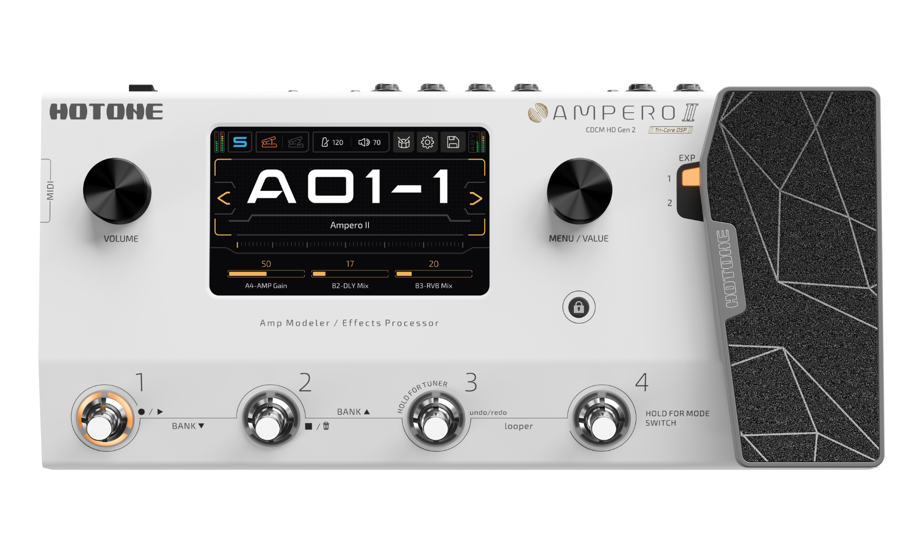 HOTONE - AMPERO II - AMP MODELER & EFFECTS PROCESSOR