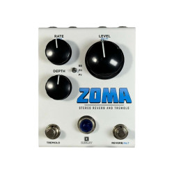 Keeley Electronics - ZOMA Limited Edition White - Stereo Reverb and Tremolo