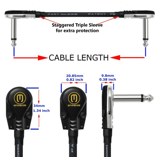 24" Mogami / Eminence - Patch Cables