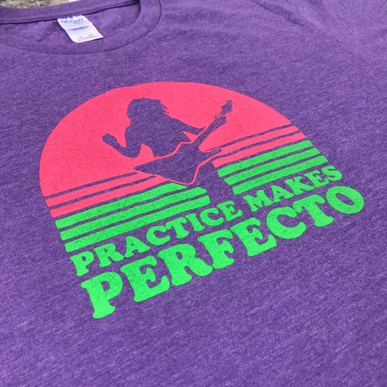 PRACTICE MAKES PERFECTO SUNSET SILHOUETTE - HEATHER PURPLE PRACTICE MAKES PERFECTO SUNSET SILHOUETTE - HEATHER PURPLE