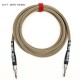 RATTLESNAKE - 10 FT - STANDARD INSTRUMENT CABLE - STRAIGHT TO STRAIGHT NICKEL PLUGS