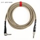 RATTLESNAKE - 15 FT - STANDARD INSTRUMENT CABLE - STRAIGHT TO R/A NICKEL PLUGS