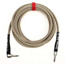 RATTLESNAKE - 15 FT - STANDARD INSTRUMENT CABLE - STRAIGHT TO R/A NICKEL PLUGS