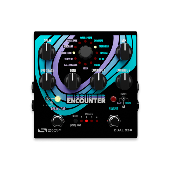Source Audio - Encounter - Ambient Delay/Reverb Pedal Source Audio - Encounter - Ambient Delay/Reverb Pedal