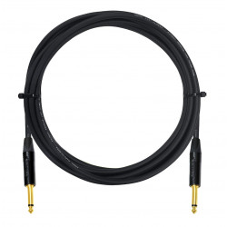 10 ft Straight to Straight Guitar & Bass Instrument Cable -Using Mogami 2524, & Neutrik Gold Mono Ts Plugs