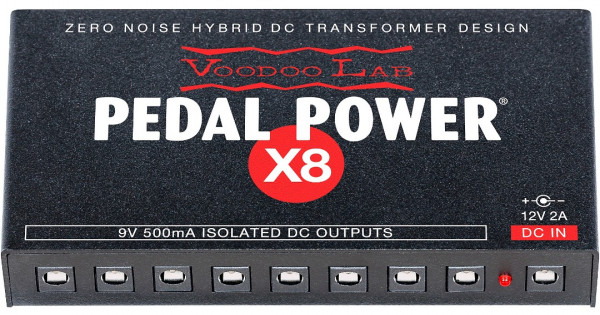 Voodoo Lab Pedal Power® X8 High Current 8-output Isolated Power Supply