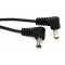 24" Voodoo Lab Pedal Power Cable - 2.1mm right-angle on both ends