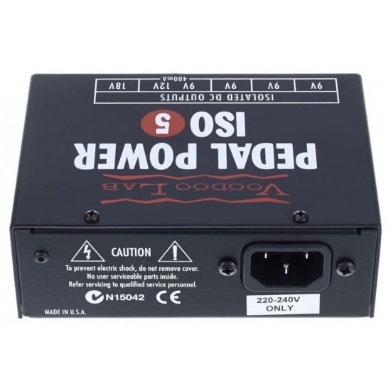 Voodoo Lab - Pedal Power® ISO-5 - Output Isolated Power Supply - 230V