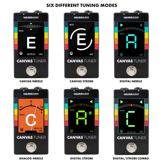 Walrus Audio Canvas Tuner Harvest Series