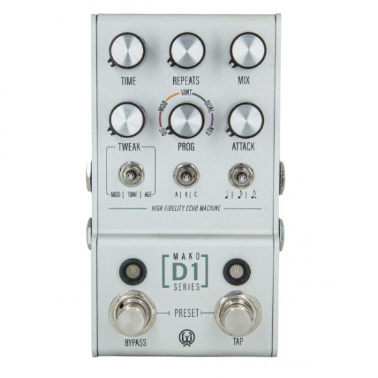 Walrus Audio - MAKO Series - D1 High-Fidelity Stereo Delay Walrus Audio - MAKO Series - D1 High-Fidelity Stereo Delay