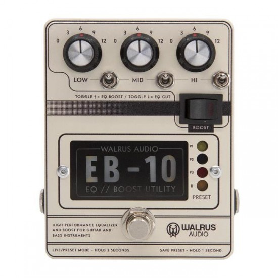 Walrus Audion - EB-10 - Preamp // EQ // Boost