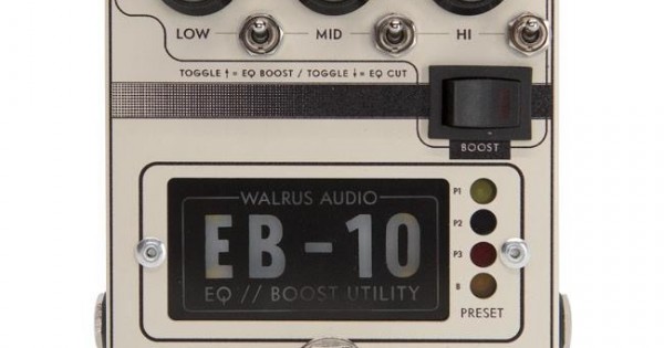 Walrus Audion - EB-10 - Preamp // EQ // Boost