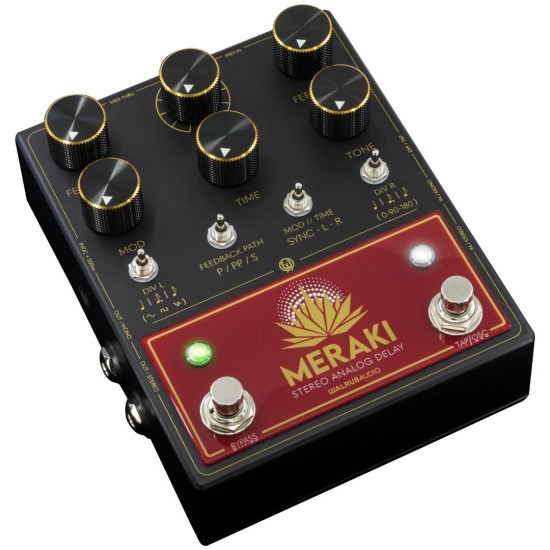 Walrus Audio - Meraki - Stereo Analog Dual Delay Walrus Audio - Meraki - Stereo Analog Dual Delay