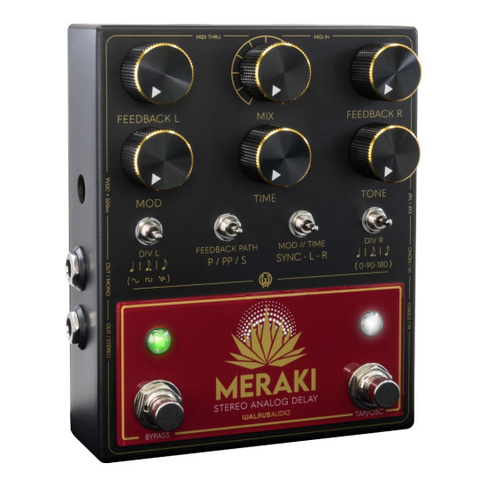 Walrus Audio - Meraki - Stereo Analog Dual Delay Walrus Audio - Meraki - Stereo Analog Dual Delay