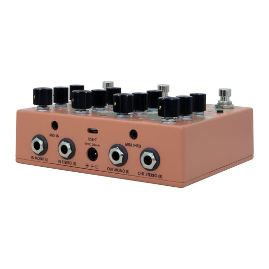 Walrus Audio - Qi Etherealizer - Multi-effects Pedal - Terracotta