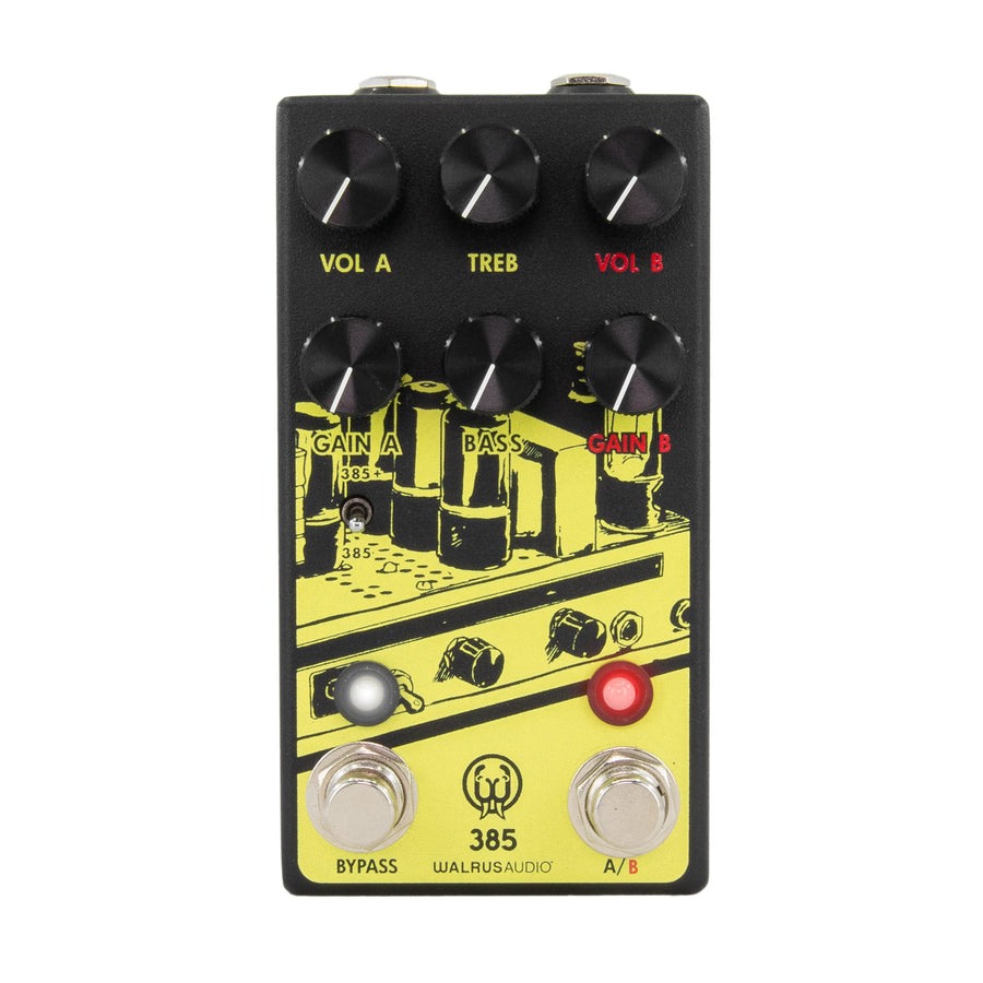 ギター WALRUS AUDIO 385 Amp-Like Overdrive Walrus Audio 385 MKII - Yellow