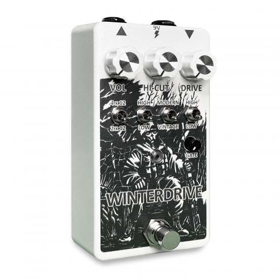 WinterDrive MKII - Overdrive, Distortion, Preamp Pedal. With Built-in Noise Gate