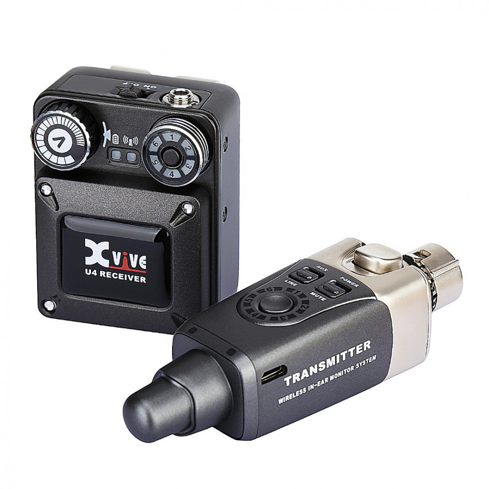 Xvive U4R4 Fourpack U4 InEar Monitor Wireless System
