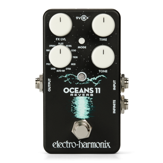 Electro-Harmonix - OCEANS 11 - REVERB PEDAL