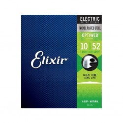 Elixir® - Electric Nickel Plated Steel Strings with OPTIWEB™ Light Heavy 10-52
