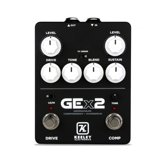 Keeley Electronics - GEx2 Germanium Compressor + Germanium Overdrive