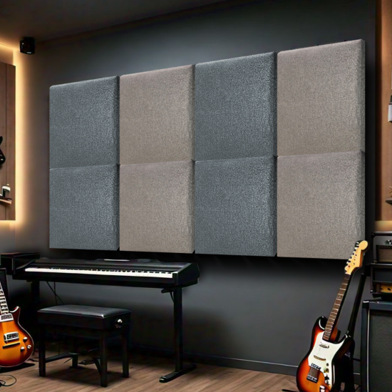 Acoustic Panels By GC Rockboard - Light Gray 24 X 24 inches