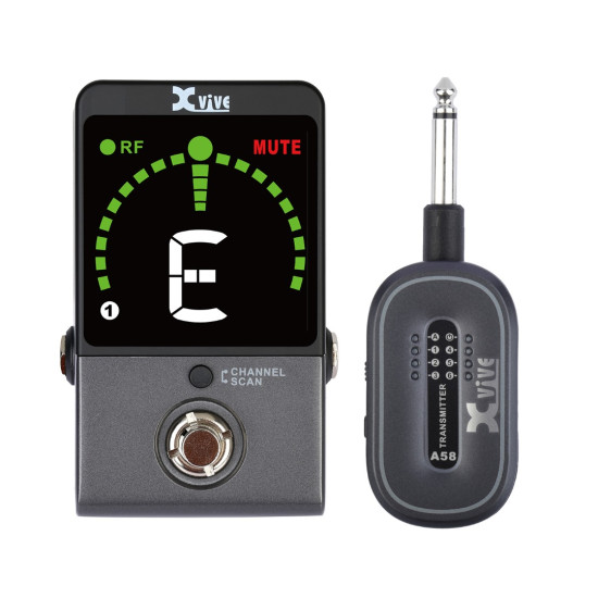 Xvive - P58 - 5.8 GHz Guitar Wireless System and Tuner